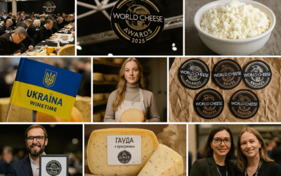 Українські сири здобули п’ять нагород на World Cheese Awards 2025 та вперше представили традиційний домашній кисломолочний сир