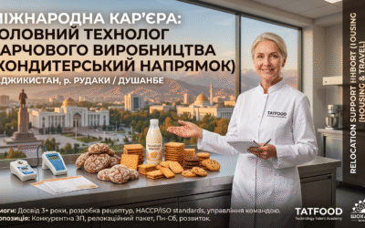 ГОЛОВНИЙ ТЕХНОЛОГ КОНДИТЕРСЬКОГО ТА БОРОШНЯНОГО ВИРОБНИЦТВА (РЕЛОКАЦІЯ В ТАДЖИКИСТАН)