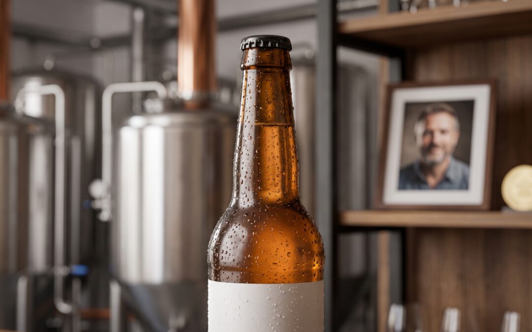 Пляшка прохолоджувального напою MOVA з нагородою World Beer Awards 2026