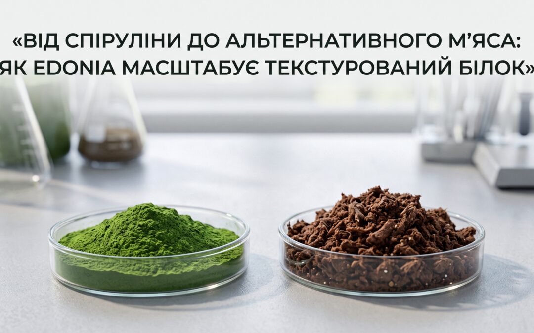 Edonia залучила €15 млн: як стартап перетворив спіруліну на білок без зеленого кольору