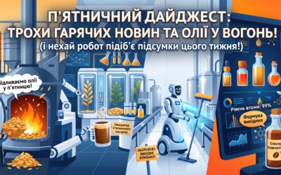 П’ятничний дайджест TATFOOD: лушпиння замість газу, хмарні лабораторії та роботи-санітари